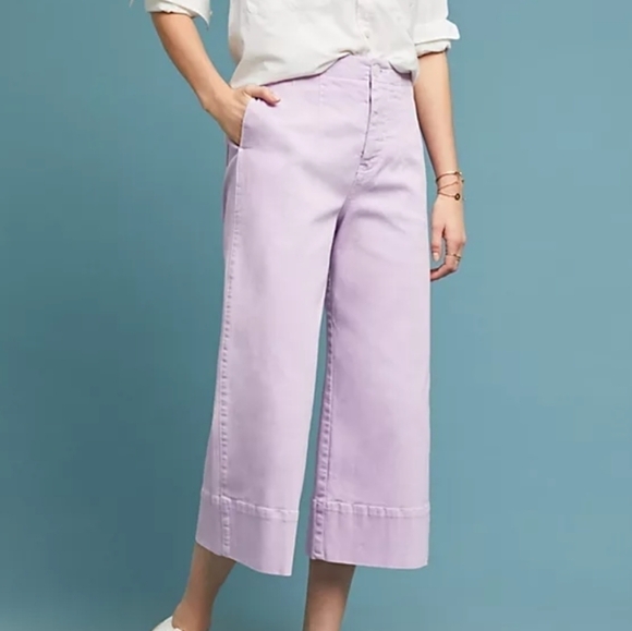 Anthropologie Denim - Pilcro and the Letterpress Ultra High Rise Wide Leg Crop